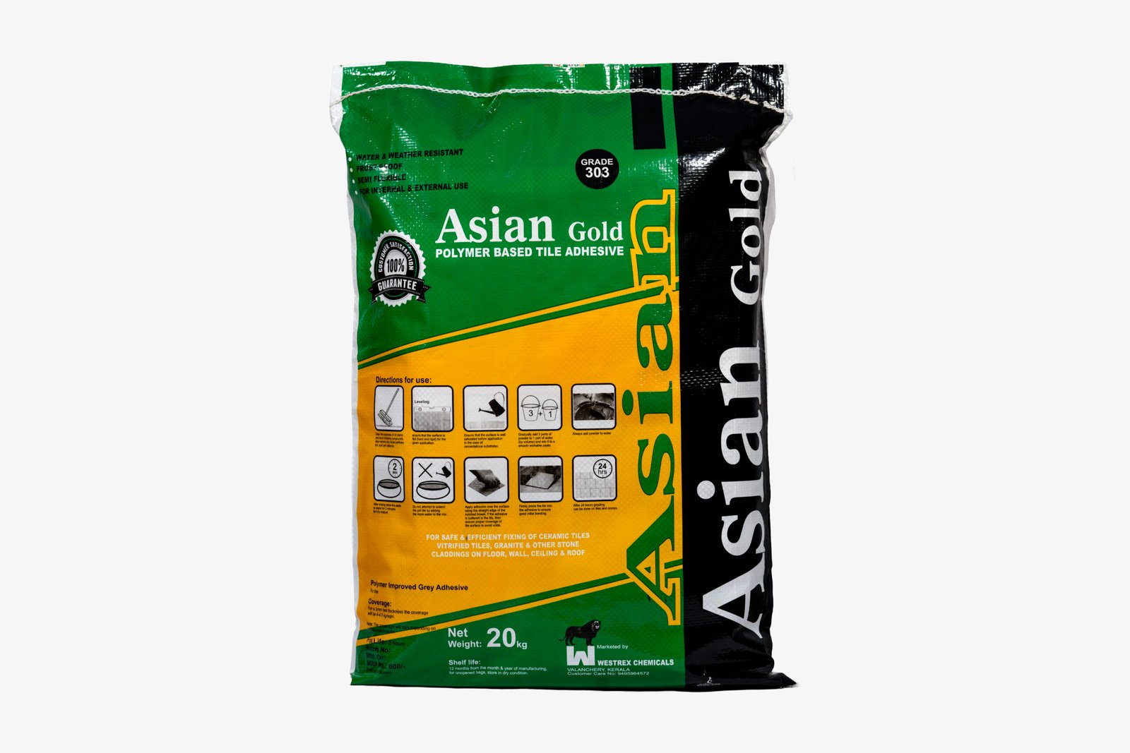 Asian Fixodin Gold Tile Adhesive
