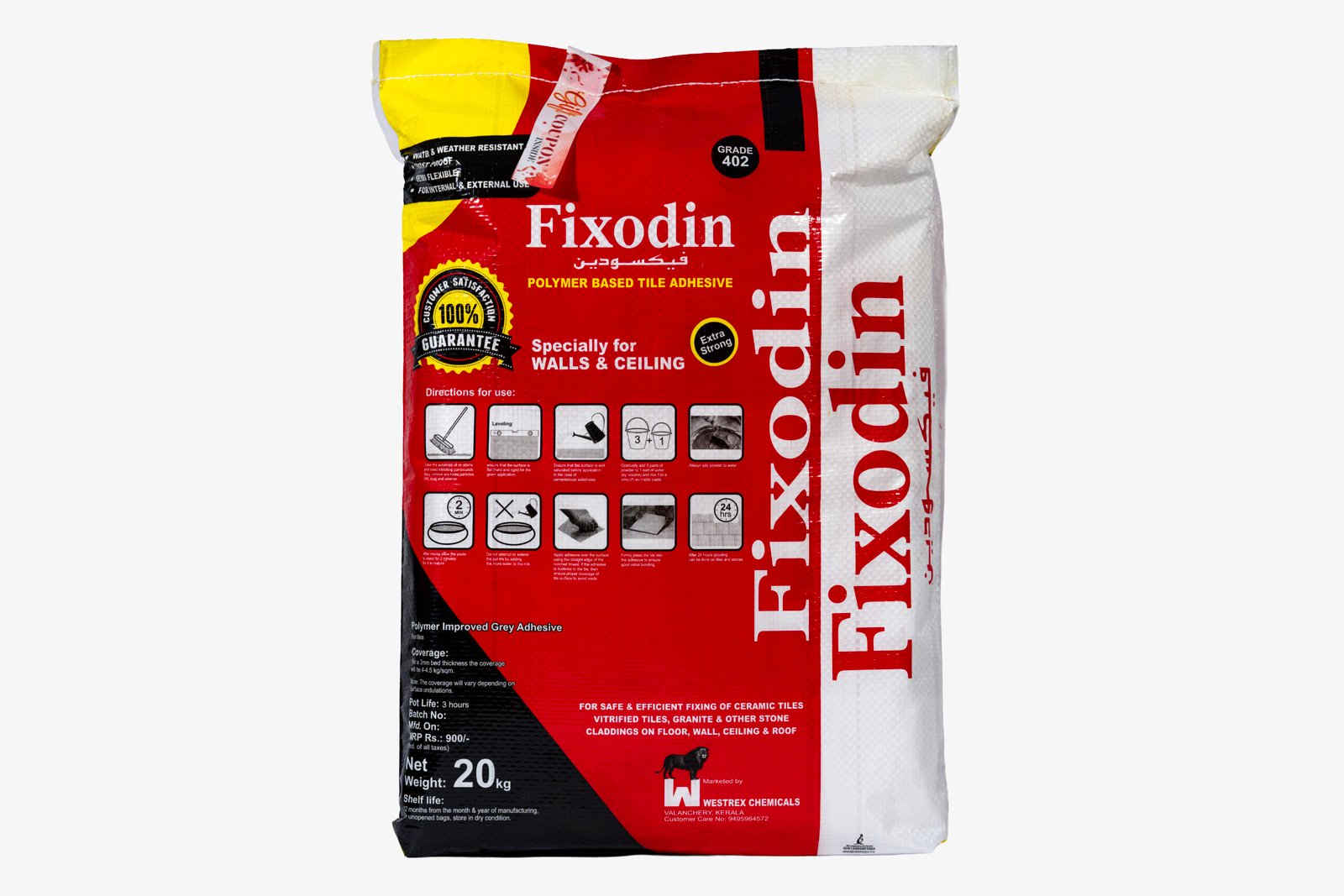 Asian Fixodin Silver Tile Adhesive